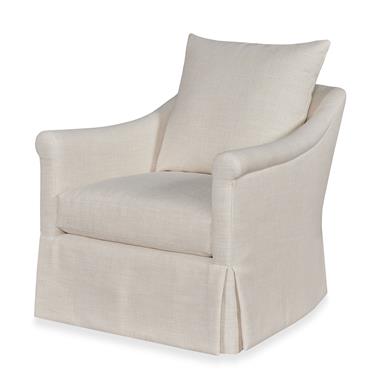 Abbott Skirted Swivel Chair