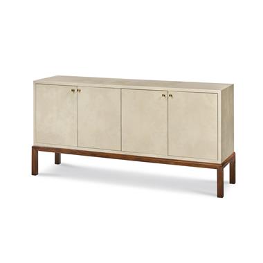 Decker Cream Vellum Cabinet