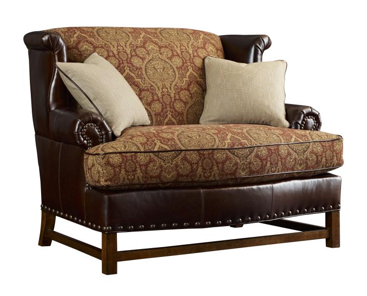 Highland House Furniture 413654FL CHAIR & A HALF