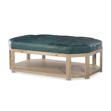 Abrams Cocktail Ottoman w/ Tufting