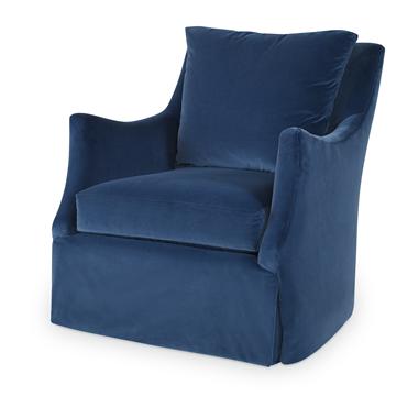 Sullivan Skirted Swivel Chair
