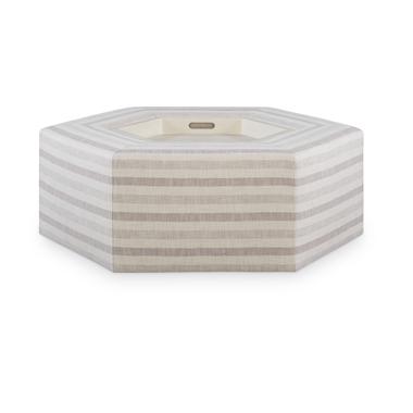 Menil Cocktail Ottoman - Oak Tray