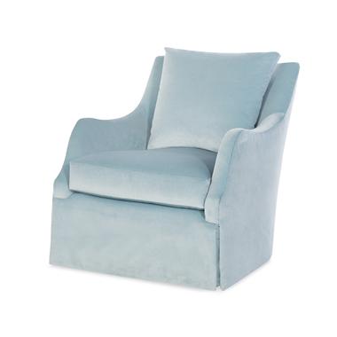 Finnigan Skirted Swivel Chair