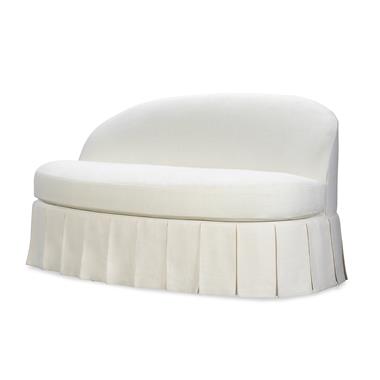 Eleanor Skirted Settee