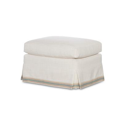 Abbott Skirted Ottoman