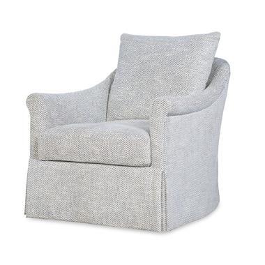 Abbott Skirted Swivel Chair
