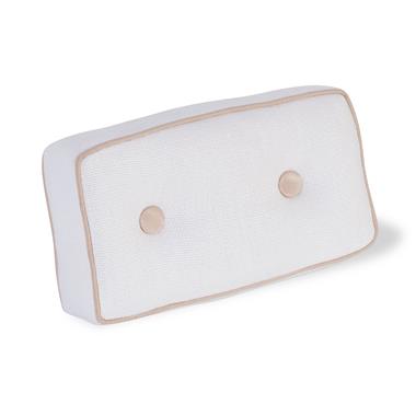 Boxed Edge Throw Pillow w/ Buttons