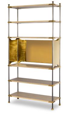 Benson Etagere-Blonde Cerused Finish