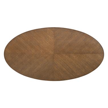 Christopher 74" Oval Oak Top