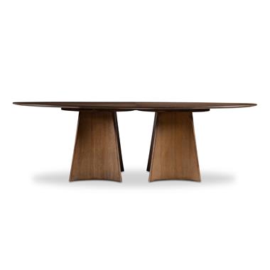 Christopher 96" Oval Oak Top